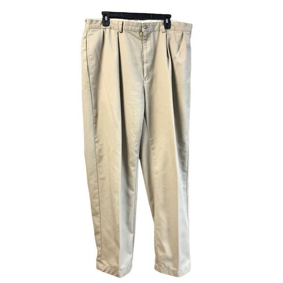 Polo Ralph Lauren Chinos 38x32 Andrew Pant Tan Small Imperfection on Back of Leg - Picture 1 of 7